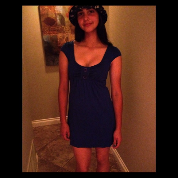 Navy blue casual dress 💙