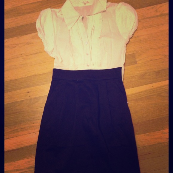 Sugarlips dress with blouse top