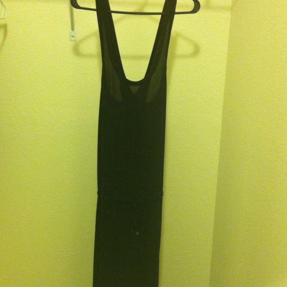 VS black maxi dress