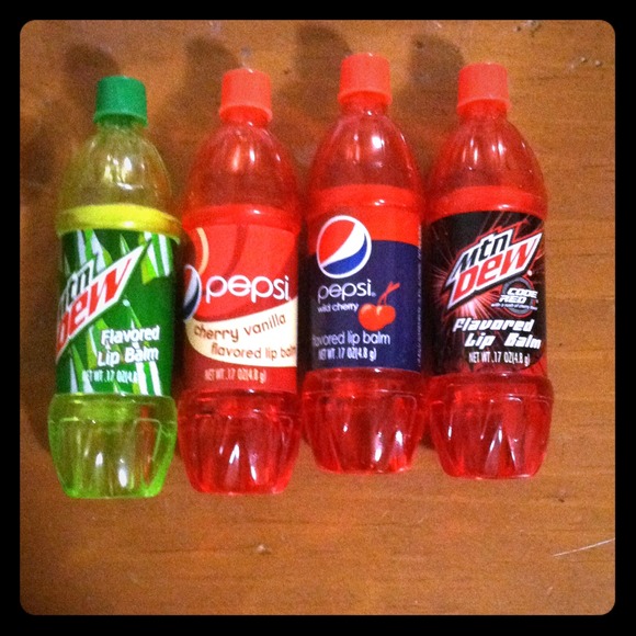 Soda flavored chapsticks