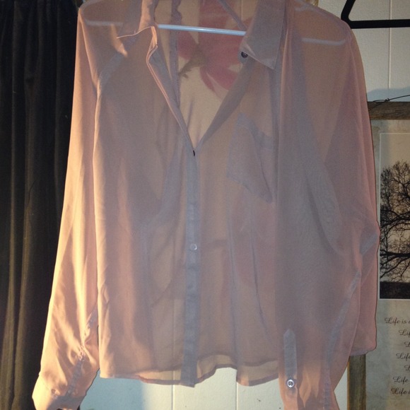 Forever 21 Tops - Blush pink forever 21 top REDUCED