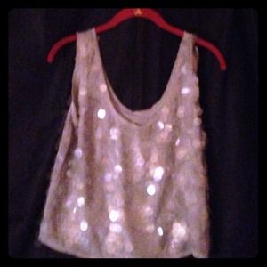Rachel Ray sequin top