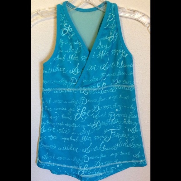 *RESERVED* Lululemon Deep V Tank, Sz 4