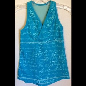 *RESERVED* Lululemon Deep V Tank, Sz 4