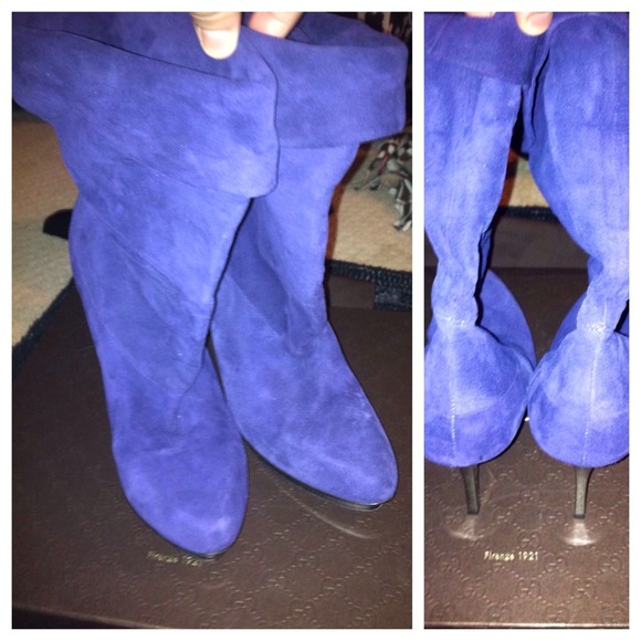 🚫SOLD🚫💯Auth GUCCI Royal suede boots Worn Once! - Picture 2 of 4