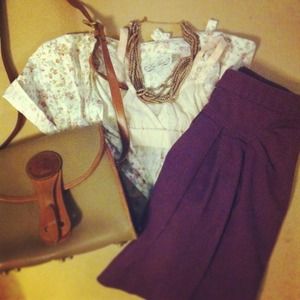 Asymmetrical Anthropologie Skirt