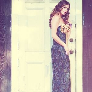 GOWN | SILK EMBROIDERY DRESS