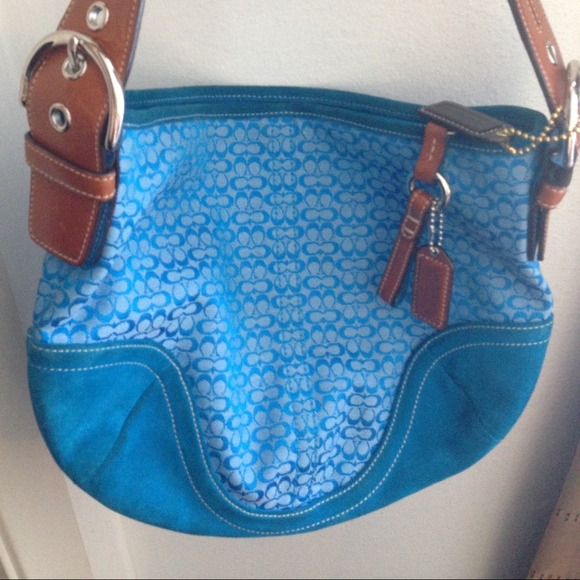 Coach purse - blue