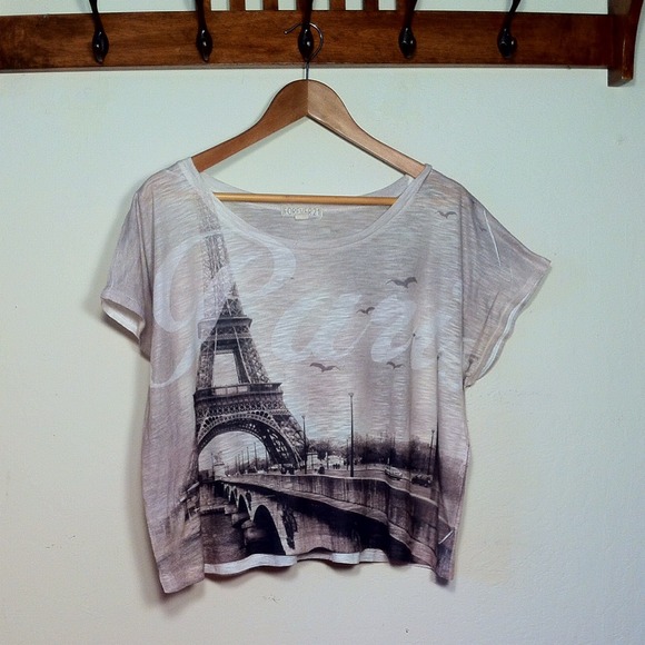 🇫🇷Paris Flowy Tee from Forever 21🇫🇷