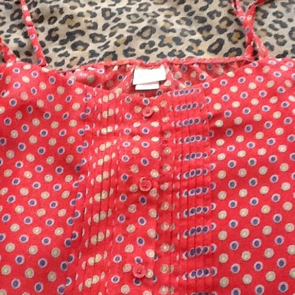 (traded@rachelleighann) polka dot sleeveless