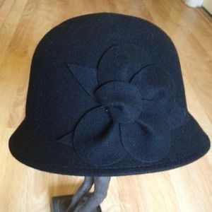 Wool Cloche hat new!! Vintage look