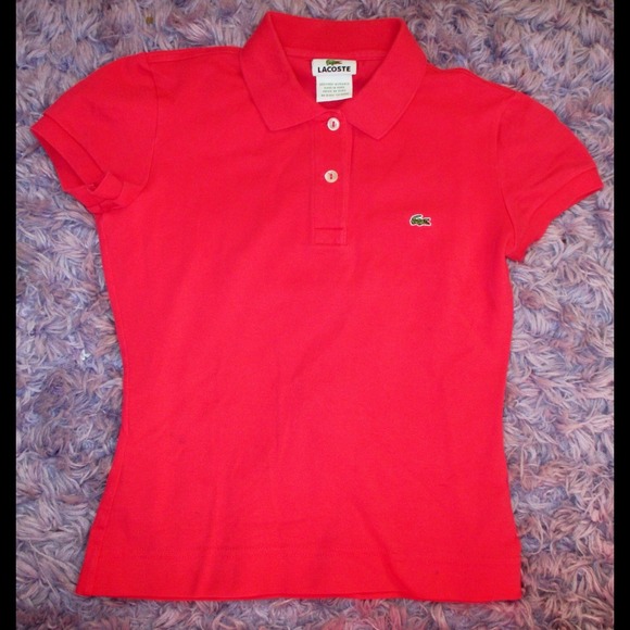 Lacoste polo hot pink!
