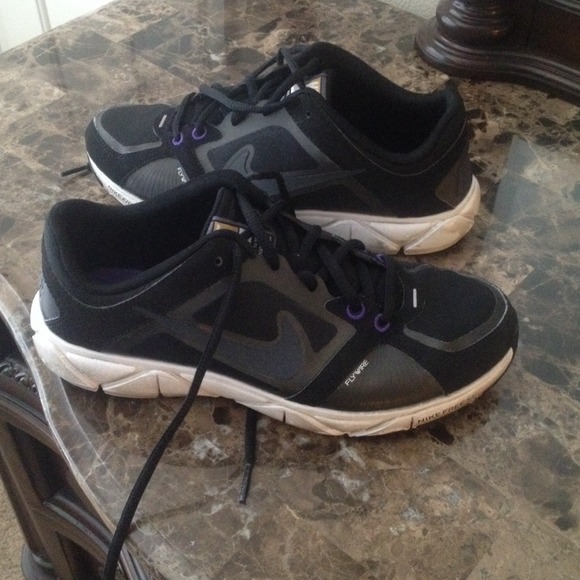 Nike free XT purple & black flywire sneakers
