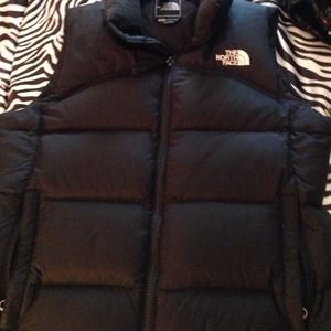 BLACK NORTH FACE VEST 700