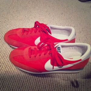 Bright Red Nikes!
