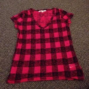 Pink and Black Shirt