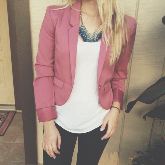 Pink blazer $15!