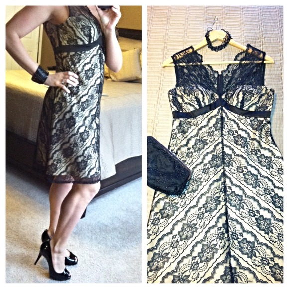SOLD White House Black Market Cocktail Dress