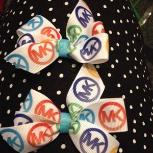 Mk inspired hair bows