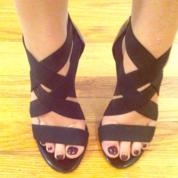 Jessica Simpson Elastic Strappy Heels