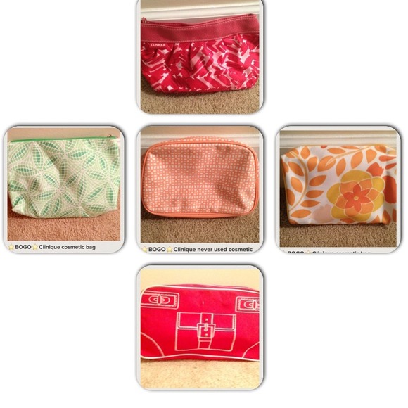 ⭐️BOGO⭐ Clinique cosmetic bags 2/$6