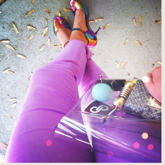 AMAZING Rainbow Brian Atwood Heels! - Picture 2 of 4