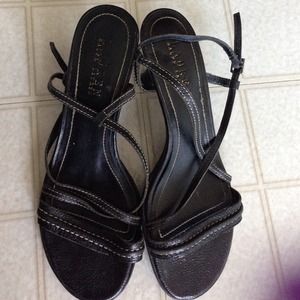 RALPH LAUREN MINI HEEL SANDALS