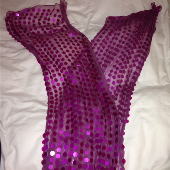 Price reduced! Sequin scarf! Beautiful color!