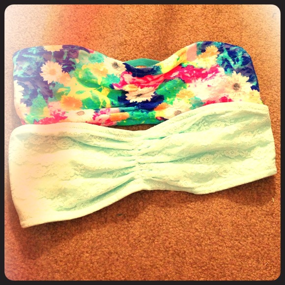 2 Victoria's Secret pink bandeaus. BRAND NEW!! - Picture 1 of 2