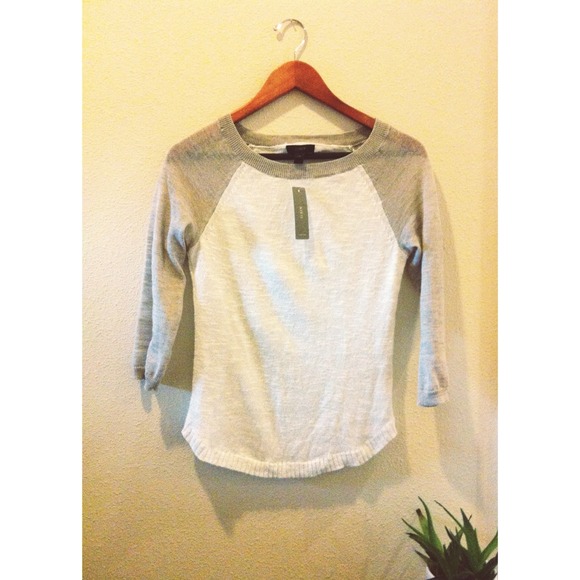 J. Crew Sweaters Flashsale Nwt Jcrew Linen Baseball Sweater Poshmark