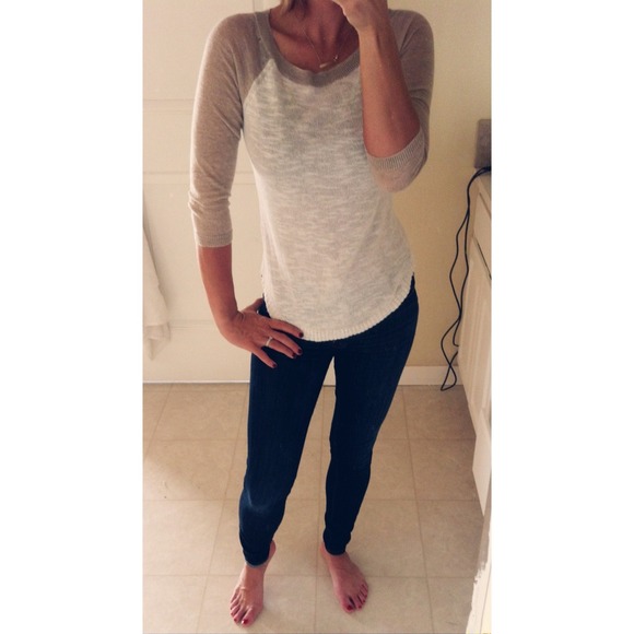 J. Crew Sweaters Flashsale Nwt Jcrew Linen Baseball Sweater Poshmark