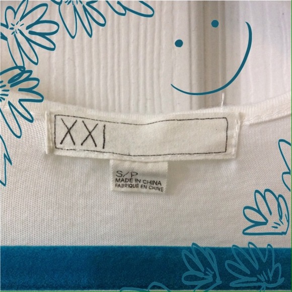 π«SOLDπ« Forever 21 Peacock Tank - Picture 4 of 4