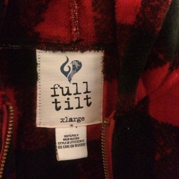 Full tilt checkered hoodie xtra soft and warm - Picture 2 of 3