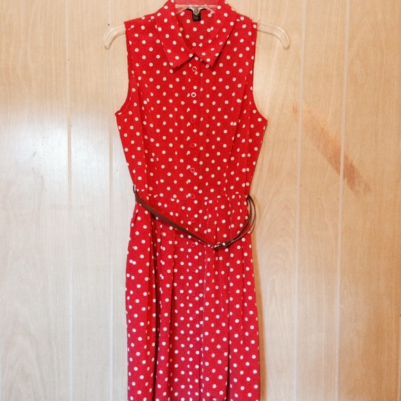 Polka dot dress NWOT
