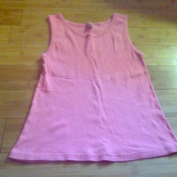 A pink coral tank top