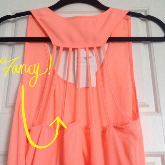🎈BUNDLED🎈NWT Tangerine Sleeveless Dress - Picture 3 of 3