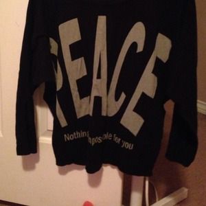 Forever 21 "PEACE Nothing is impossible for you"