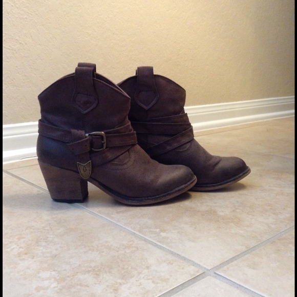 Rocket Dog Boots - Rocket Dog Brown Ankle Boots