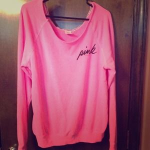 Victoria's Secret pink crew neck L