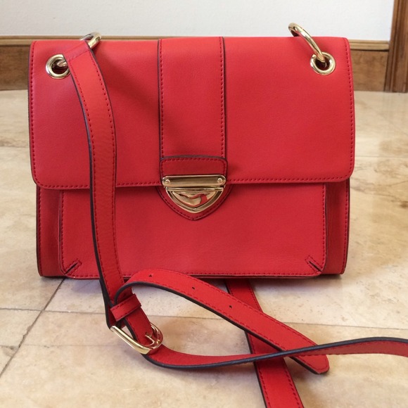 REDUCED Banana Republic Red Leather Purse NWT