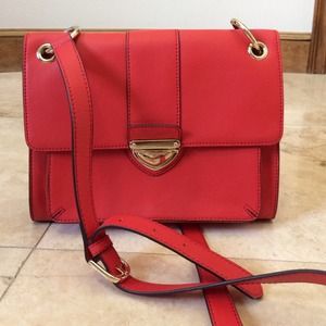 REDUCED Banana Republic Red Leather Purse NWT