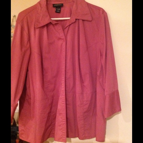 Mauve button down blouse - Picture 1 of 1