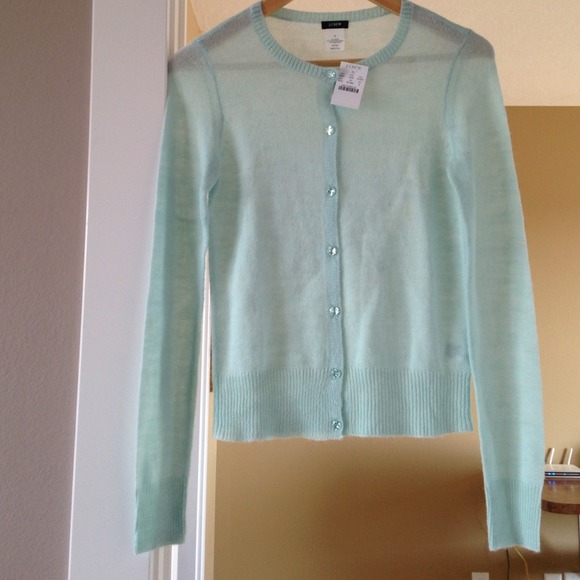 Jcrew turquoise cardigan