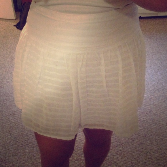 White skirt