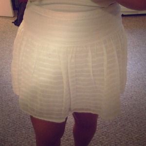 White skirt