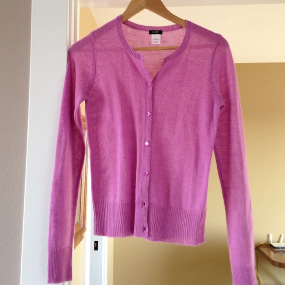 Jcrew pink cardigan