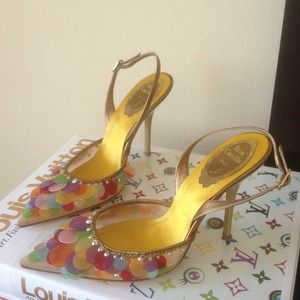 Gorgeous Rene Caovilla slingbacks