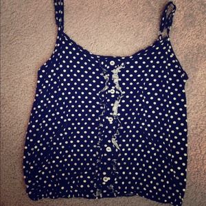 Polka dot tank top