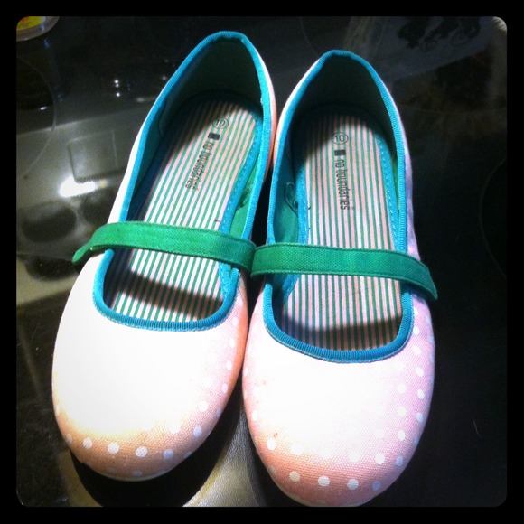 Polka dot shoes