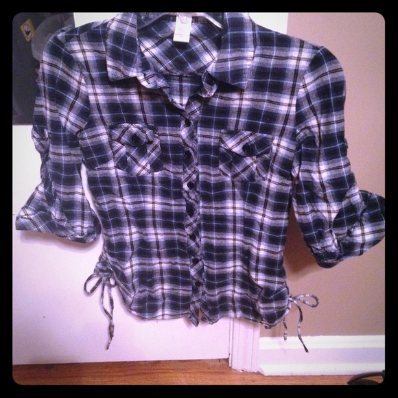 Blue flannel shirt